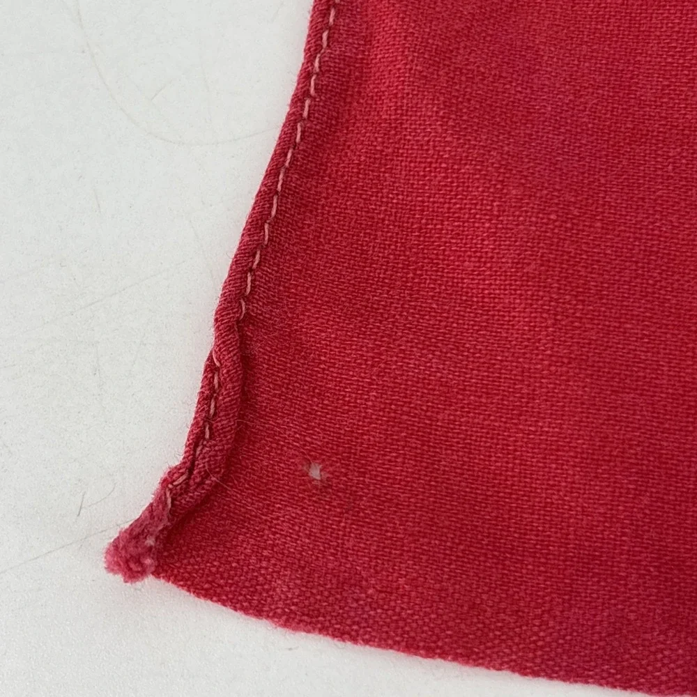 Vintage Red Bandana Guaranteed Fast Color‎ Geometric Pattern RN 14193